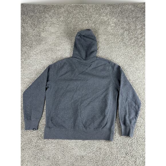 Nike Hoodie Womens Large Gray Squad Fleece Po Pullover Sweatshirt Ladies - Picture 9 of 14